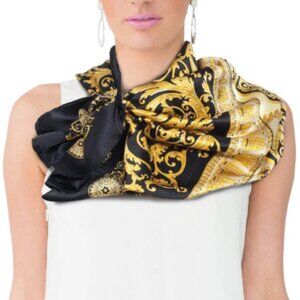 Luxury Square Scarf Neckerchief in Luxury Style Bandana